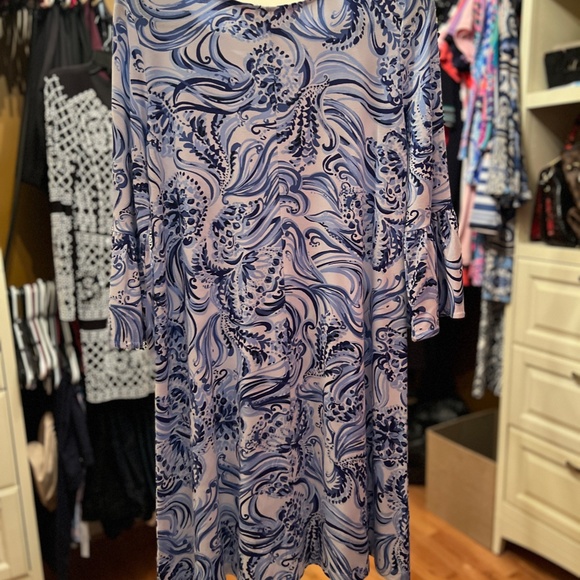 Lily Pulitzer, Size S, Blue/Pink/white dress - Picture 3 of 4